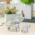 thumbnail image 4 of Vacemry Under $5 Crystal Elephant Ornament for Home Decor, Glass Animal Figurine for Living Room, Artisan Crafted Decorative Accent, Elegant Tabletop Display Piece, 4 of 6