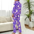 thumbnail image 3 of Top-kevin Women Long Sleeve Pajama Set Comfy Pjs Sets Floral Tiger Cute 2 Piece Lounge Set, 3 of 12