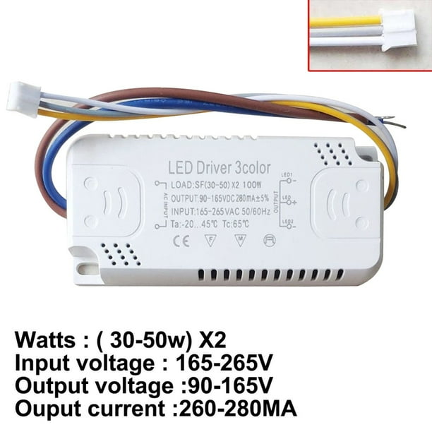 LED Driver 3 colors Adapter For LED Lighting NonIsolating Transformer