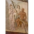 thumbnail image 2 of Kaveney, Wendy 13x18 Gold Ornate Wood Framed with Double Matting Museum Art Print Titled - Italy, Campania Fresco in the Hall of Augustals, 2 of 4