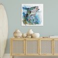 thumbnail image 4 of Stupell Industries Farmhouse Water Splashing Fish Canvas Art, 36 x 36, by LSR Design Studio, 4 of 8