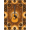 Amber Brown, Pattern 20, variant on ODIKA 8'x10' Washable Area Rug Guitar Musical Print Instrument Scattered Motif Notes Border for King Size Bedroom Under Bed, Master Suite, Non-Shedding, Easy Care