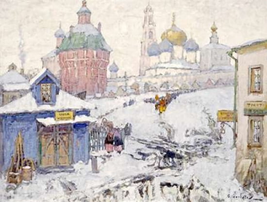 Townscape In Winter