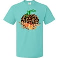 thumbnail image 3 of Inktastic Cheetah Print Pretty Pumpkin with Fall Leaves T-Shirt, 3 of 5