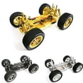 thumbnail image 4 of maskred Precision Car Frame Chassis Frame For 1/18 Wltoys C24 On-Road Vehicles Accessory Silver, 4 of 6