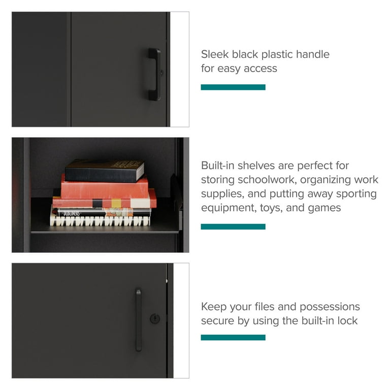 Space Solutions 53.38 inch High 4 Shelf Storage Locker Space Solutions 53.38 inch High 4 Shelf Storage Locker
