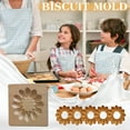 thumbnail image 1 of WIFKLSIIPG Cookie Molds Provences Rose Cookie Stamp Embossing Molds Craft Decorating Baking Tool, 1 of 2