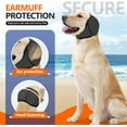 thumbnail image 4 of Duuclume Dog Ear Covers, Dog Calming Hoodie Ear Muffs Noise Headband Grey M, 4 of 6
