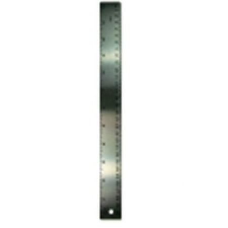 Flexible Stainless Steel Ruler With Cork Backing, 18 in. L