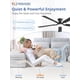 thumbnail image 4 of Ventilador de Techo ZMISHIBO 60" empotrado con Luz LED y Control Remoto, 4 of 9