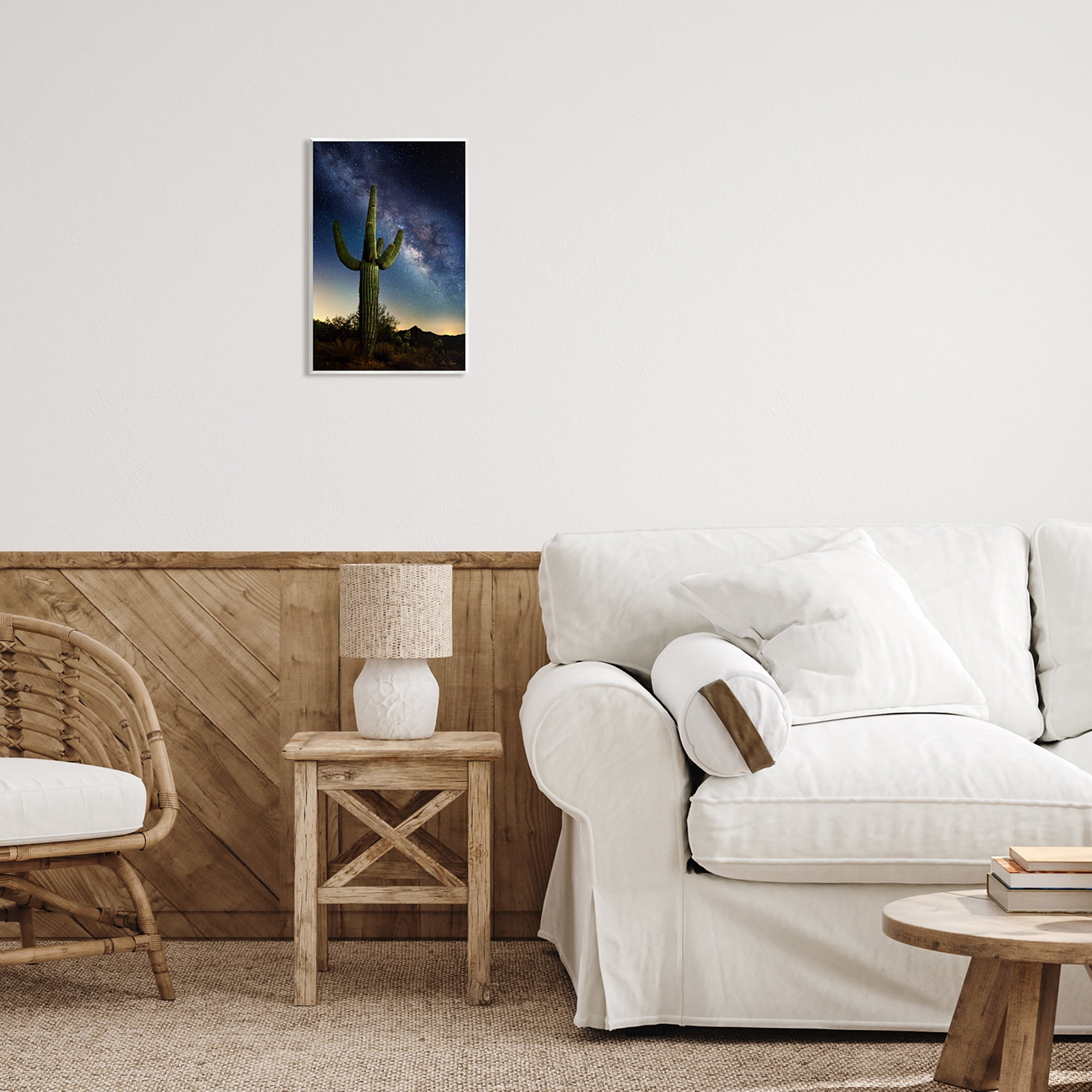 Stupell Industries Cactus & Nebula Photography Fairy Tales & Fantasy Photography Unframed Art Print Wall Art, 10 x 15