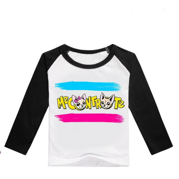 Camiseta de manga larga para niñas, ropa de primavera y otoño para niños, camisetas divertidas para niños, ropa para niñas, trajes de 2 a 12 años, camiseta Kids8T Gao Jinjia LED