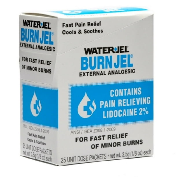 Water Jel Burn Relief 3.5 Gram Gel Individual Packet 25/Box