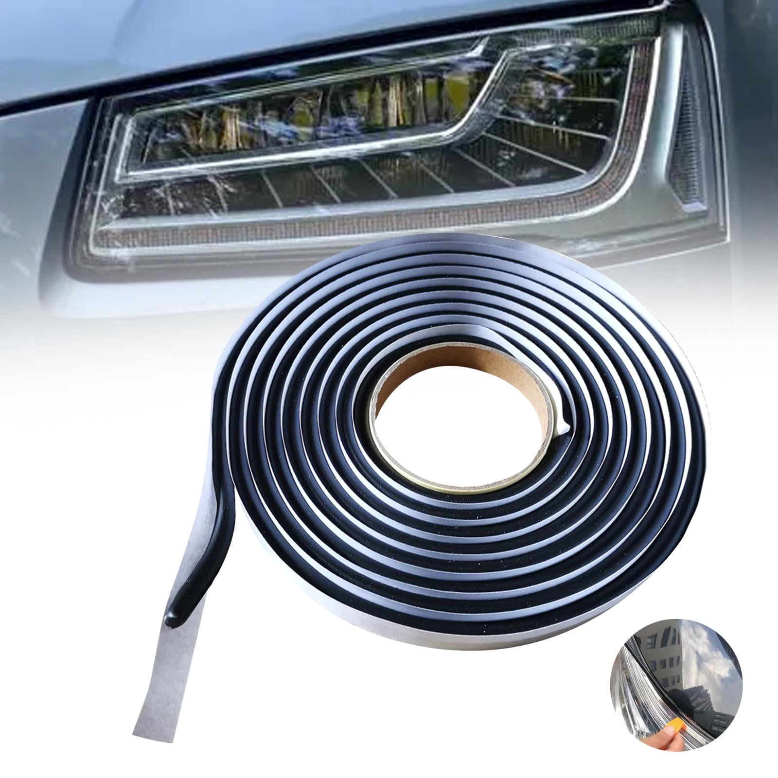 Zxpjkyu Butyl Sealant Tape Butyl Rope Butyl Rubber Sealant for RV Window Door Windshield 8mm