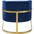 thumbnail image 6 of Meridian Furniture Carter Navy Velvet Accent Chair, 6 of 6