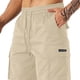 thumbnail image 4 of Pantalones largos de trabajo para hombre con múltiples bolsillos y cordón, pantalones de pierna recta, pantalones de poliéster para hombre, 4 of 5