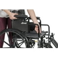 thumbnail image 6 of Drive Medical Silver Sport 2 Wheelchair, Detachable Desk Arms, Elevating Leg Rests, 18" Seat, 6 of 7