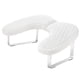 thumbnail image 5 of Reposabrazos para manicura en forma de U, soporte para el cuidado de las uñas, almohada para uñas de mano Blanco, 5 of 9