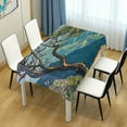 thumbnail image 4 of Yayeee Tablecloths 54" x 54" Rectangle Wrinkle Resistant Party Table Cover, Yellow Tree, 4 of 8