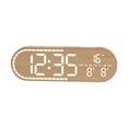 thumbnail image 1 of GROWTH TANK LED Digital Clock Portable Rustic Aesthetic for Office Classroom Living Room Yellow, 1 of 9