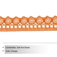 thumbnail image 3 of Unique Bargains Lace Trim, 10 Yards 1/2 Inch Vintage Lace Ribbons for Craft Package Decoration Wedding Headbands Orange, 3 of 7