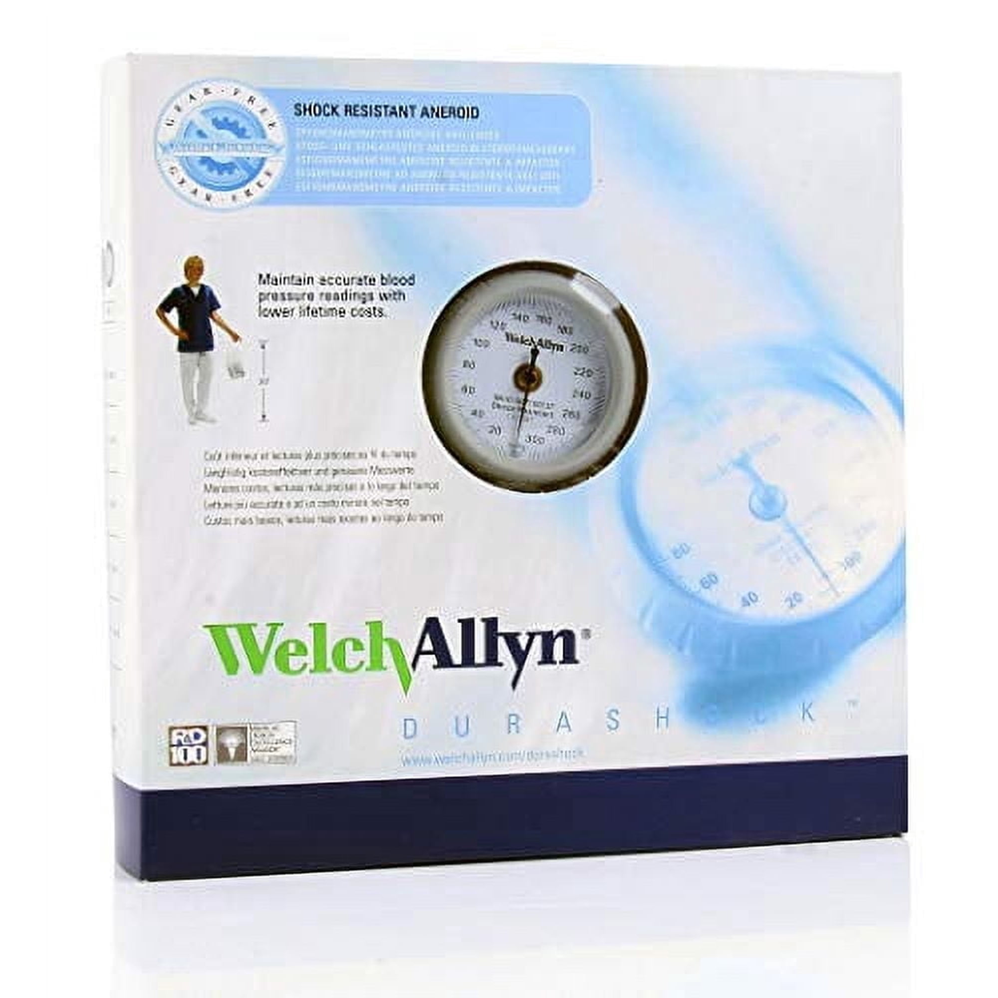 Welch Allyn DS44-11 Durashock Adult Cuff Aneroid Sphygmomanometer