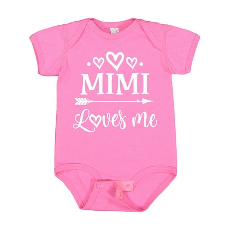 

Inktastic Mimi Loves Me Baby Clothes Gift Baby Boy or Baby Girl Bodysuit