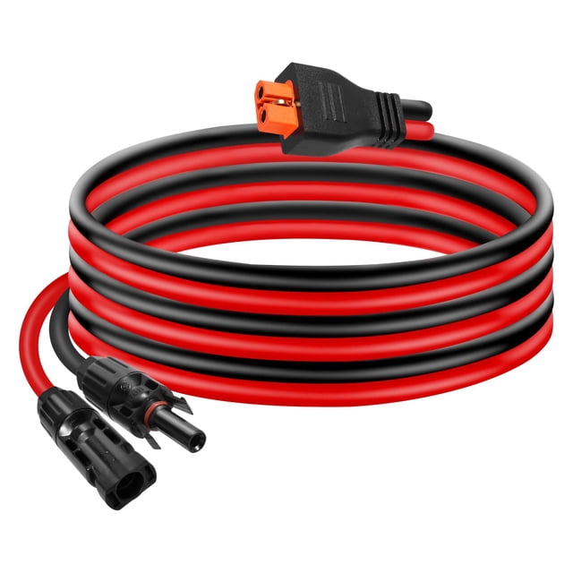 Cable de extensión de 10 AWG de cobre estañado XT60i para panel solar
