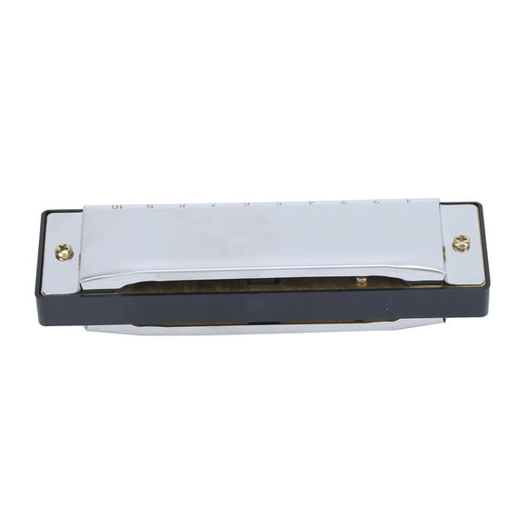 G Key Harmonica, Playing Harmonica ABS+metal 10 Hole Harmonica For Professional For Beginner Red,Gold,Silver
