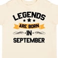 thumbnail image 4 of Inktastic Legends Are Born in September Boys or Girls Toddler T-Shirt, 4 of 5