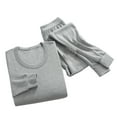 thumbnail image 2 of vdgthytj Thermal Underwear for Men Soft Long Johns with Fleece Lined Base Layer Set for Cold Weather Top Bottom, 2 of 4