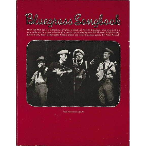 Bluegrass Songbook: Melody/Lyrics/Chords