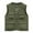 Army Green, variant on Aueoeo Sleeveless Vests For Men V Neck Zipper Outdoor Fishing Vests Work Trendy With Flap Multiple Pockets