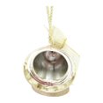 thumbnail image 2 of Campana Holiday Time 10 cm Campana Doble con Rayas Doradas, 2 of 4