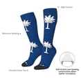 thumbnail image 5 of Knee High Socks for Women South Carolina Flag Pattern Long Tube Sock Uniform Socks, 5 of 7