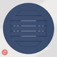 thumbnail image 4 of Costaelm Paradise Outdoor HDPE 35" Round Counter Height Patio Bar Table, Navy Blue, 4 of 9