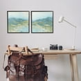 thumbnail image 3 of Stupell Industries Foggy Mountain Pond Landscape Painting Black Framed Art Print Wall Art, 17 x 17, Set of 2, 3 of 10