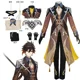 thumbnail image 3 of Disfraz de Zhongli, juego de cosplay Genshin Impact, disfraces de fiesta de Halloween y zapatos, pelucas, disfraz de Zhong Li, traje de Genshin Impact, 3 of 5