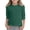Green, variant on Yuncity Little Girls T-Shirts Solid Color Long Sleeve Crew Neck Lightweight Summer Classic Comfortable Outdoor Daily Wear Kids Tops Size 14-16 Years Blue