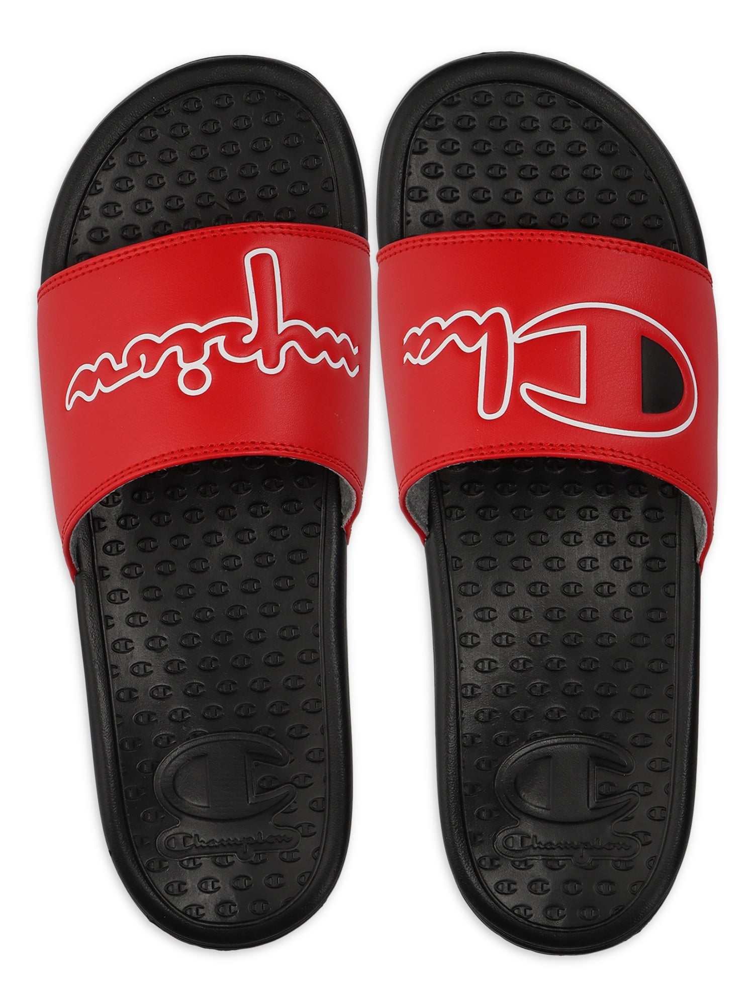 Champion Men's Super Slide Split Script CB Sandal