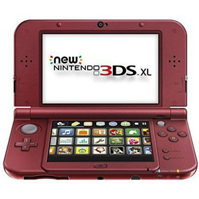 Nintendo DSi Matte Black / Red Custom Handheld System With Charger