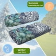 thumbnail image 6 of Pzuqiu Polynesian Flower Golf Cart Front Seat Covers Lightweight Golf Blanket Travel Sports Golf Cart Accessories Soft and Comfortable Machine Washable for Club Car DS Precedent, 6 of 7