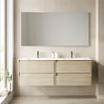 thumbnail image 7 of Ws Bath Collections Ambra 160 RB Ambra 66" Wall Mounted Double Basin Vanity Set - Blue, 7 of 7