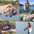thumbnail image 4 of Carrete giratorio Ing 6.0: 1 Ar Ratio Marco de grafito 12 + 1 Bb Carrete Ing con 25 libras de Ance, Mer adecuado para, 4 of 4