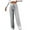 Sky Blue, variant on Ahdbta Straight Leg Pants for Woman Lounge Comfy Drawstring Elastic Waist Trousers Trendy Stripe Baggy Pajama Pants