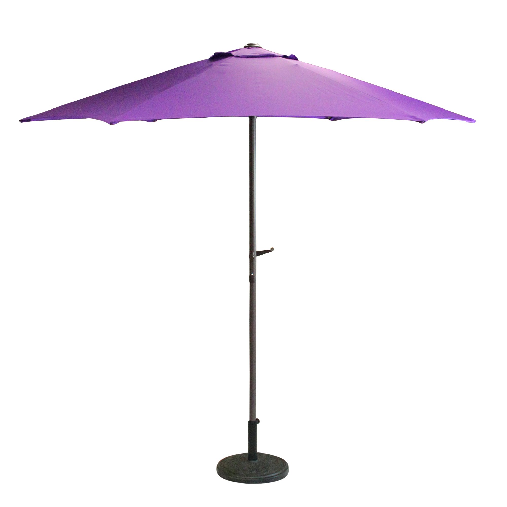 7 5ft Outdoor Patio Market Umbrella With Hand Crank Purple Walmart Canada