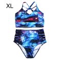 thumbnail image 1 of VONKY Maillot de Bain Grande Taille Sans Manches Imprimé Floral Polyester pour Femmes, TG, 1 of 1