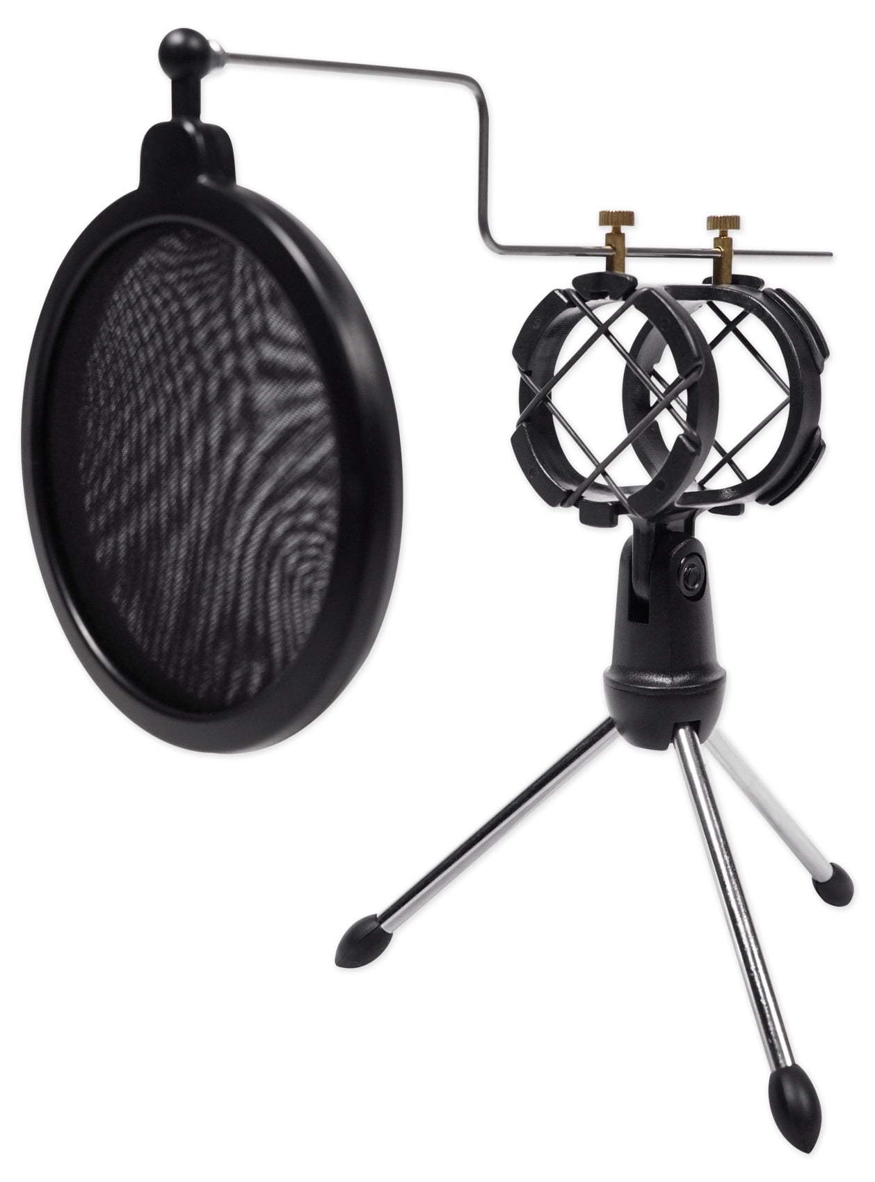 Mackie EM-89D Studio Recording Dynamic Mic+Cable+Desk Stand+Pop Filter