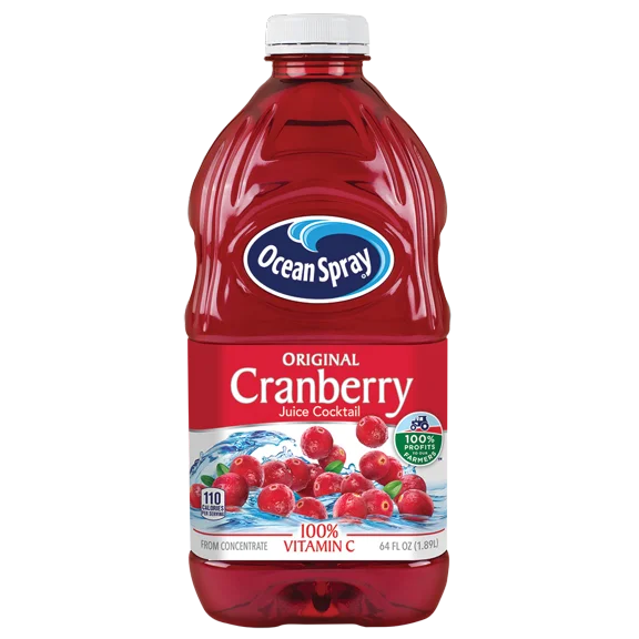 Ocean Spray Cranberry Cocktail Juice, 64 Fl Oz (Pack of 2)