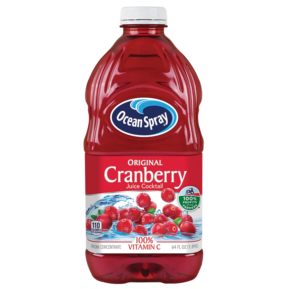 Ocean Spray Cranberry Cocktail Juice, 64 Fl Oz (Pack of 2)